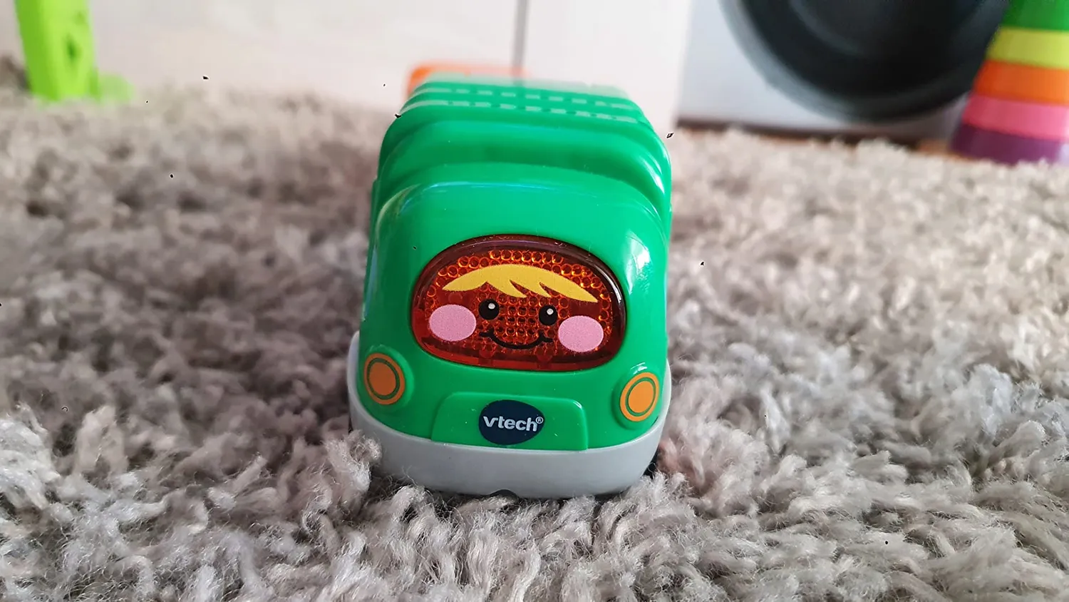 VTech Tut Tut Baby Flitzer Müllauto Spielauto grün mit Tonnen