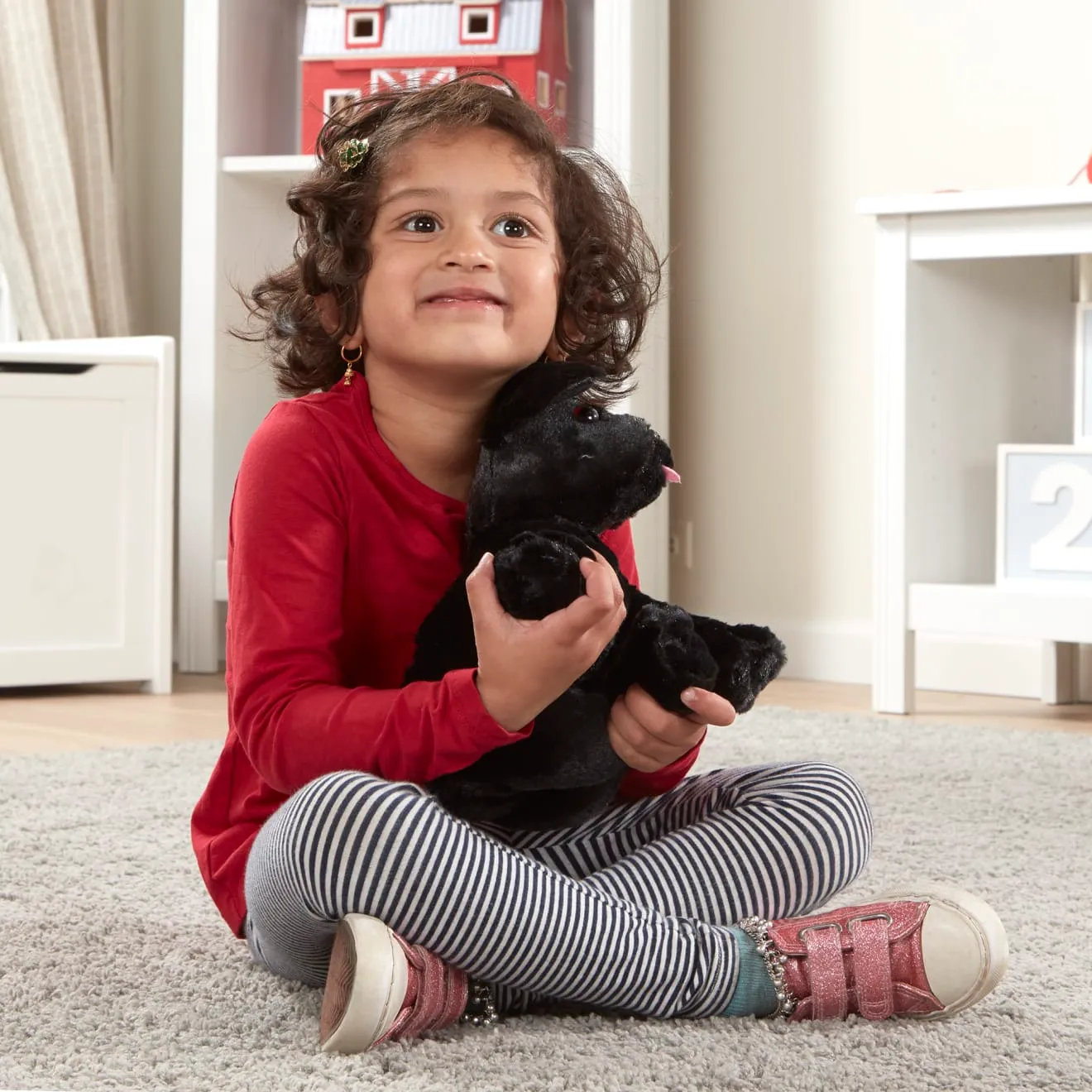 Melissa & Doug Benson Labrador Kuscheltier 25 cm schwarz