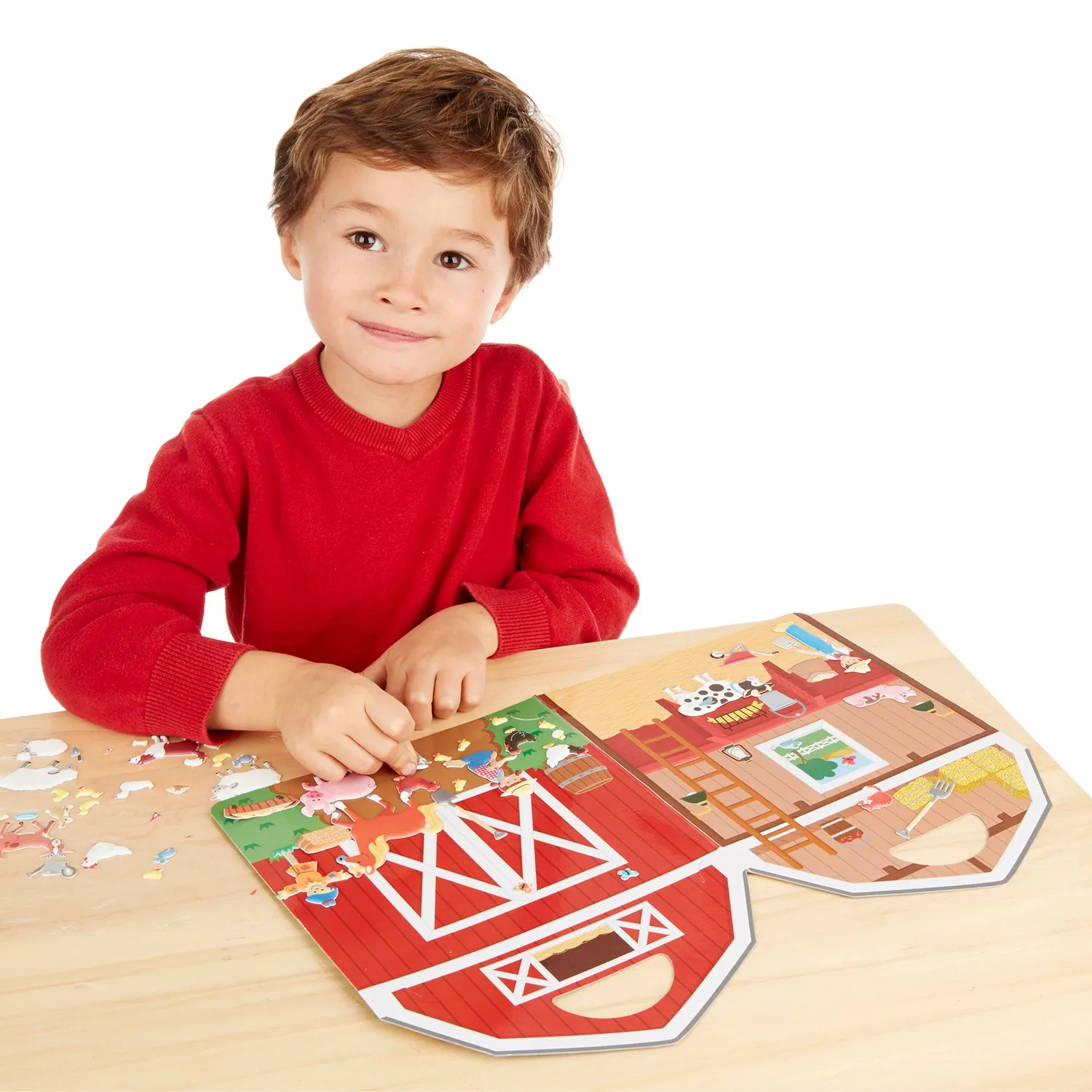 Melissa & Doug Puffy Sticker Bauernhof Sticker-Set On the Farm