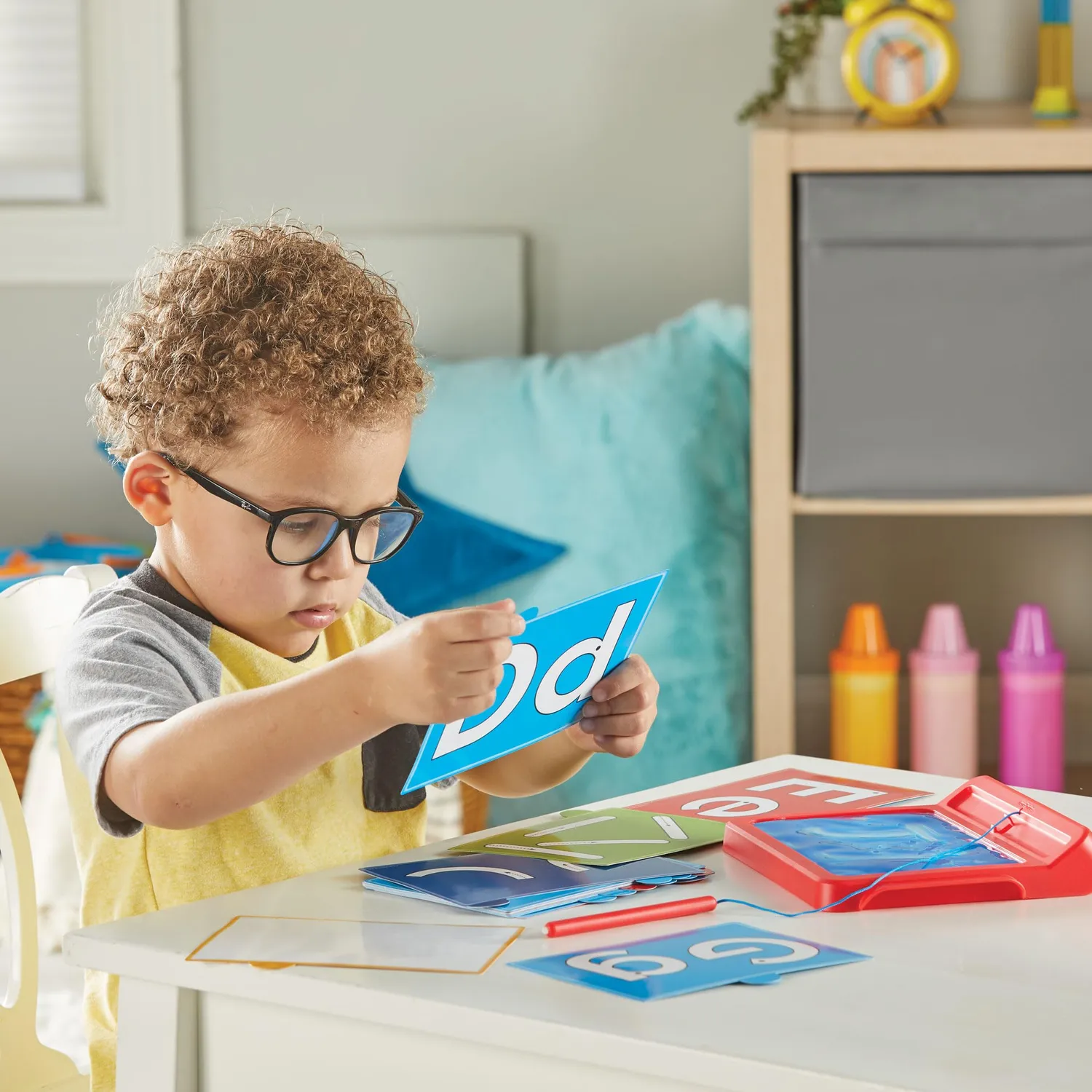 Learning Resources 96240 Sensorik-Pad Lernspiel Multi abwischbar
