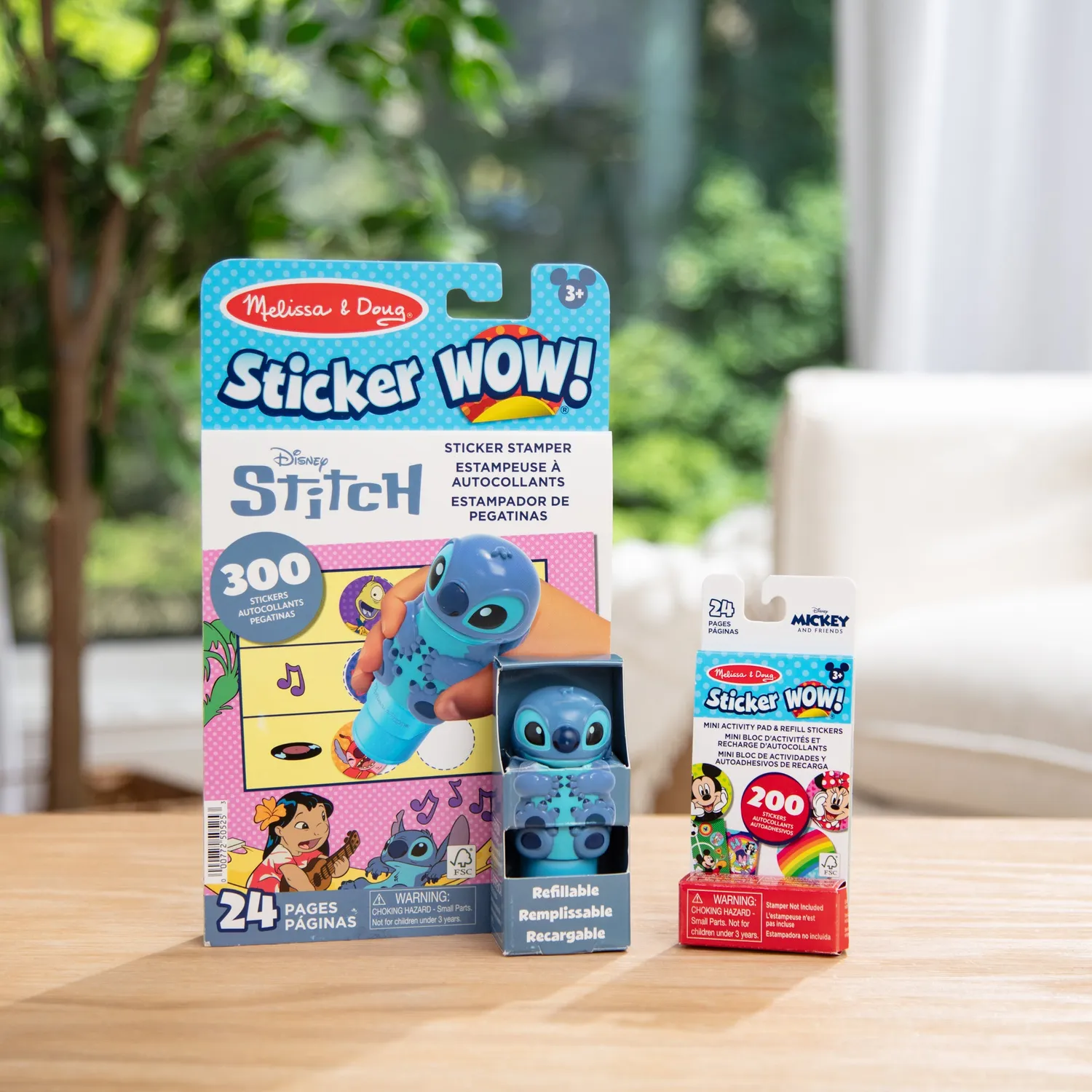 Melissa & Doug Sticker WOW Stitch Stempel Set 500 Sticker + Pad