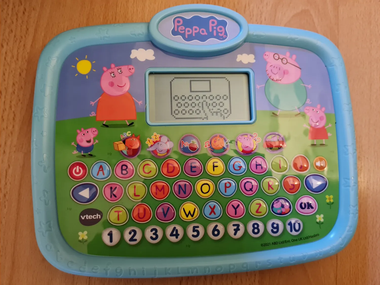 VTech Peppa Lerntablet Kindertablet 2-5 Jahre mit 26 Tasten