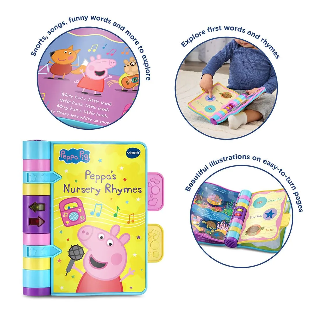 VTech Peppa Pig Nursery Rhymes Buch mit Liedern ab 9 Monate
