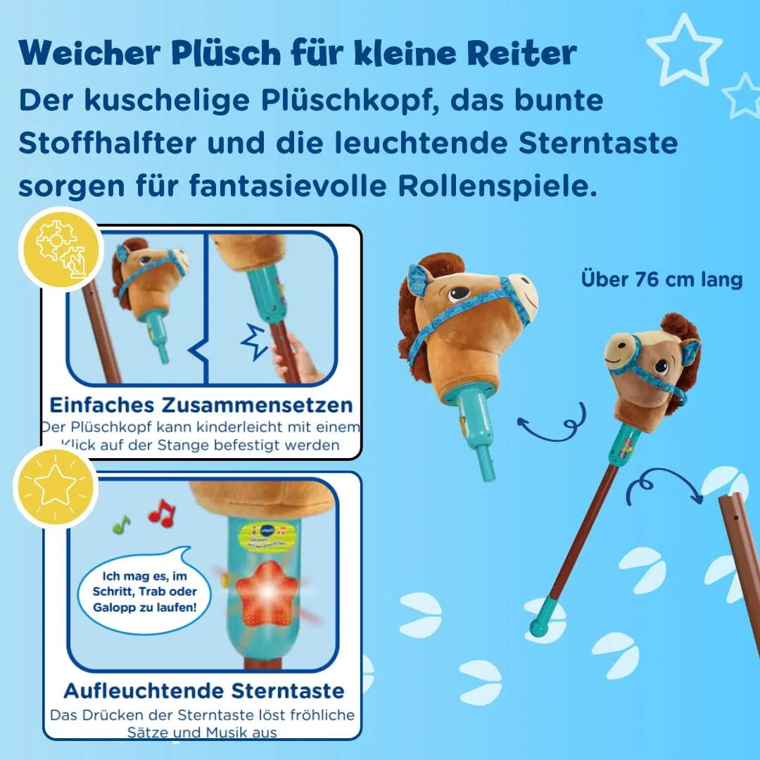 VTech Galoppier-mit-Mir Pferd Steckenpferd Sound