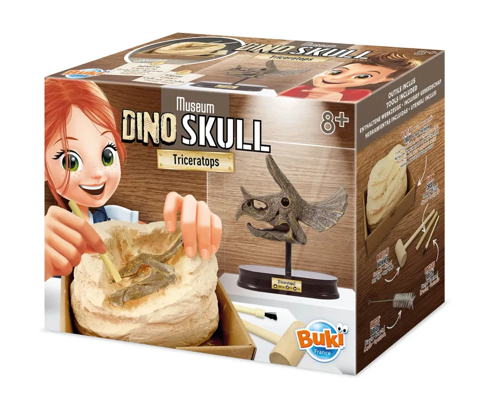 Buki France 2131 Triceratops Schädel Ausgrabungsset ab 8 Jahre
