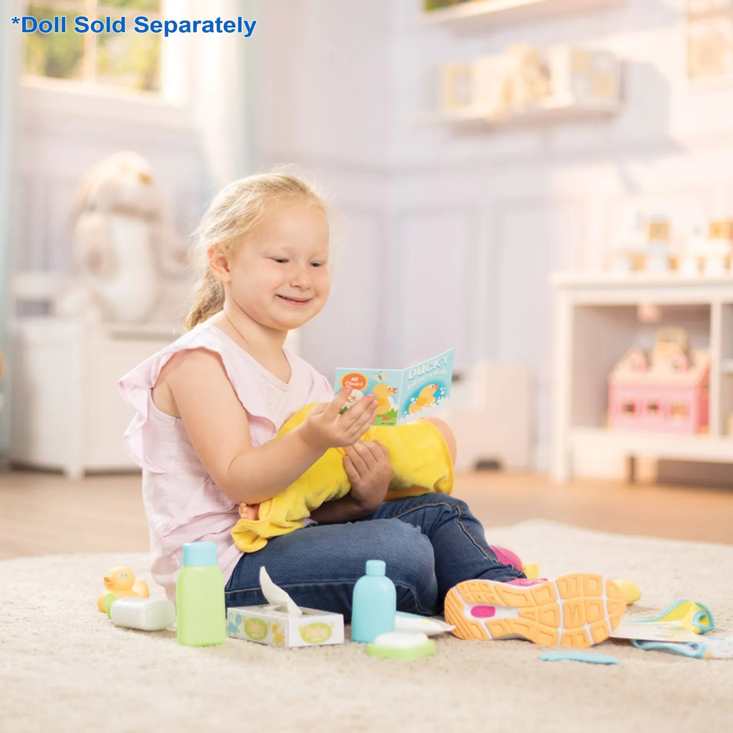 Melissa & Doug Mine to Love Wickel- und Badeset 19-teilig