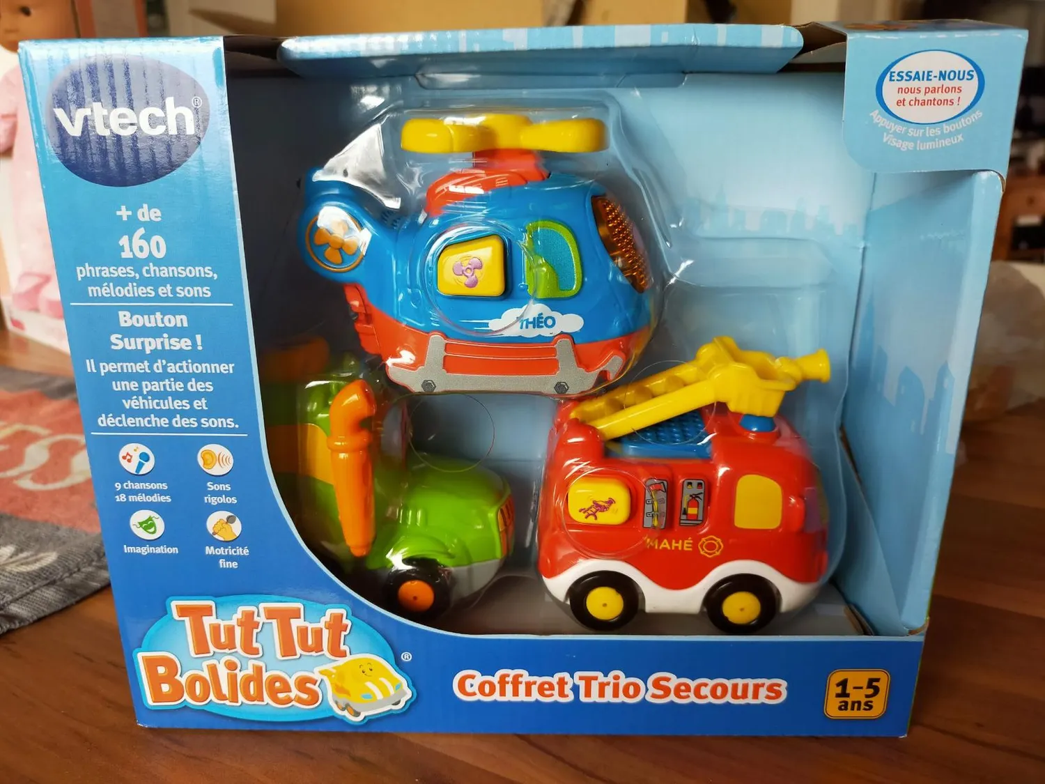 VTech Rennwagen Trio Set n°1 Spielzeugauto 1-5 Jahre