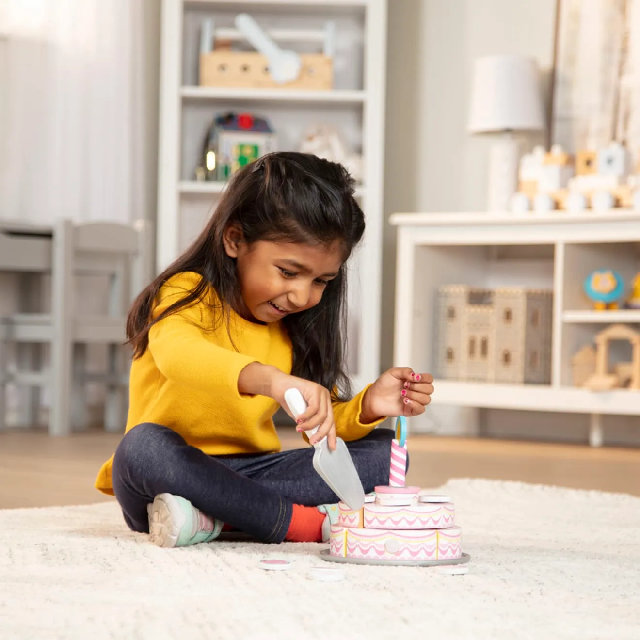 Melissa & Doug Triple-Layer Party Cake Holzspielkuchen 3-lagig