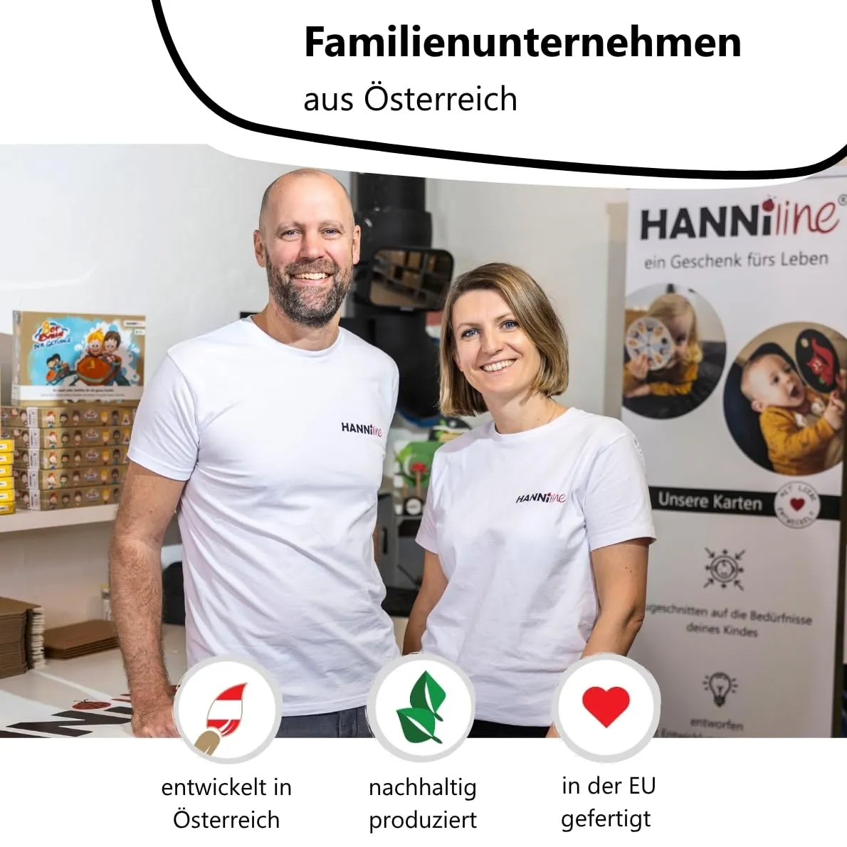 HANNIline Ordnungssticker Kinder 54 Sticker 6,5 cm Papier