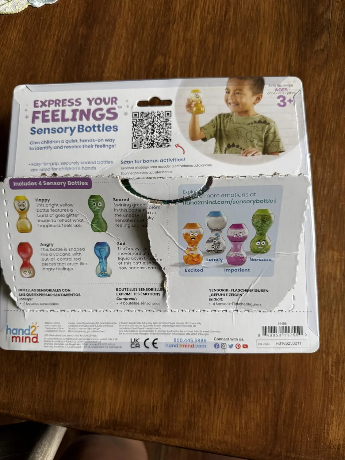 Learning Resources Express Your Emotions Sensorikflaschen 4er
