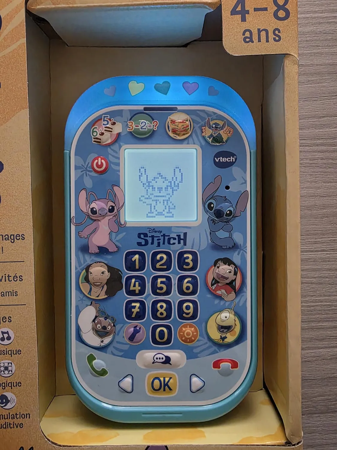 VTech Stitch Lern-Smartphone Französisch Lernspiel