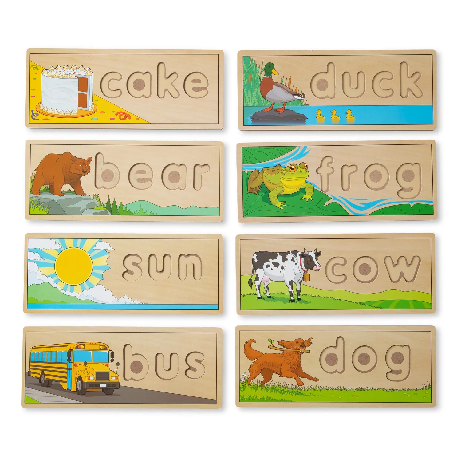 Melissa & Doug Early Learning Puzzle Bundle Lernpuzzle Holz 3er