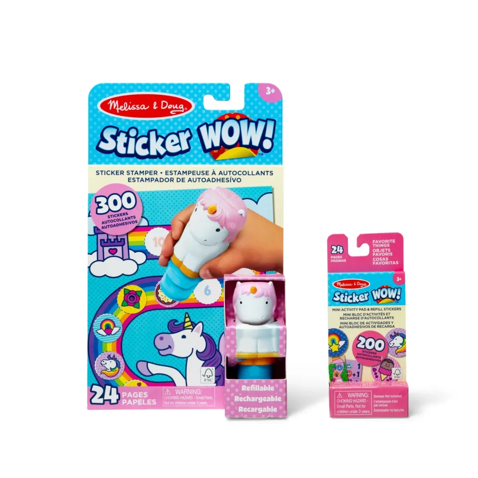 Melissa & Doug Sticker WOW Einhorn Bundle Sticker-Set 500 Teile