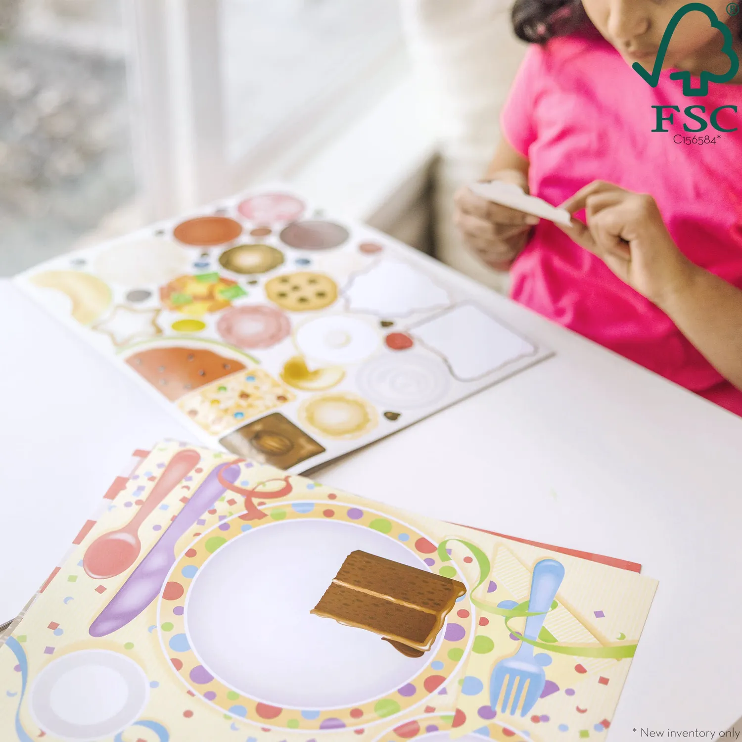 Melissa & Doug Make-a-Meal Stickerbuch Essen 225 Sticker