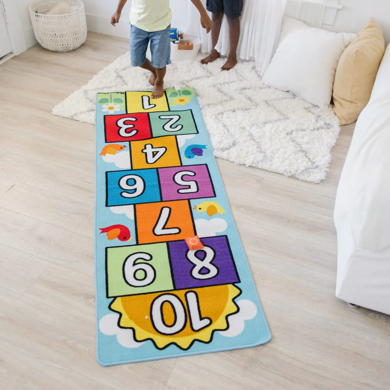Melissa & Doug Hop & Count Hopscotch Rug Hüpfteppich
