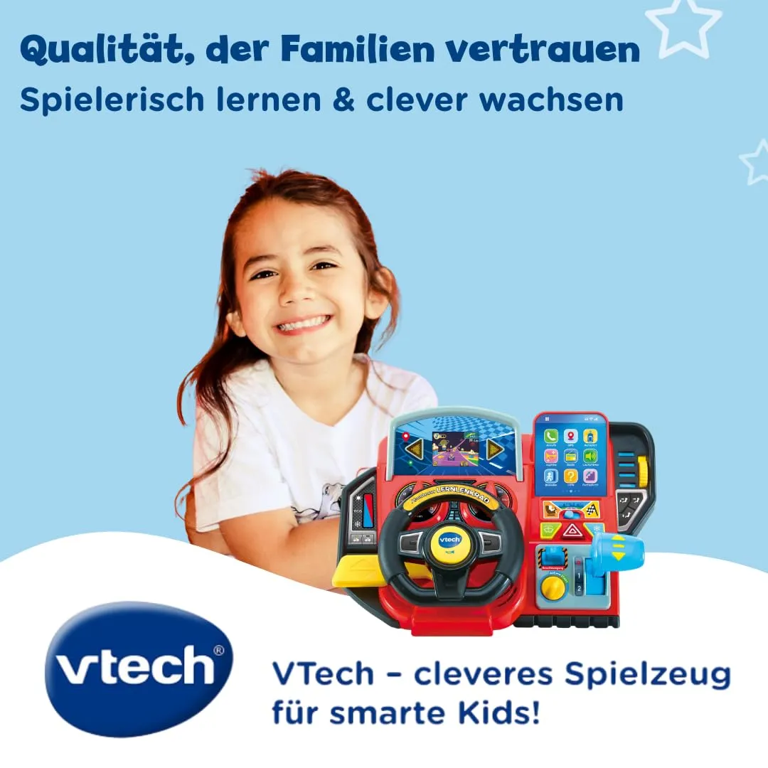 VTech Abenteuer Lernlenkrad LCD-Steuer 3-7 Jahre