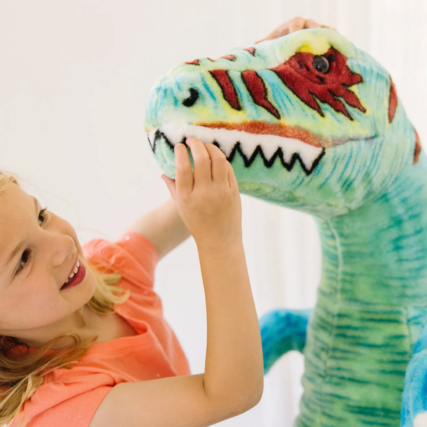 Melissa & Doug T-Rex Plüschtier Riesig 130 cm Stehend
