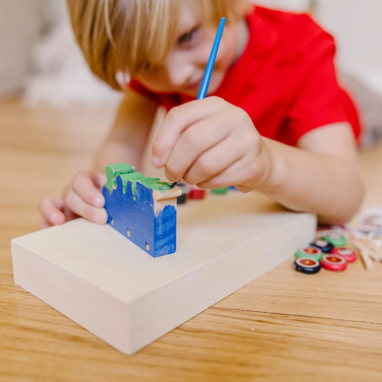 Melissa & Doug Created by Me Train Bastelset Holz Zug