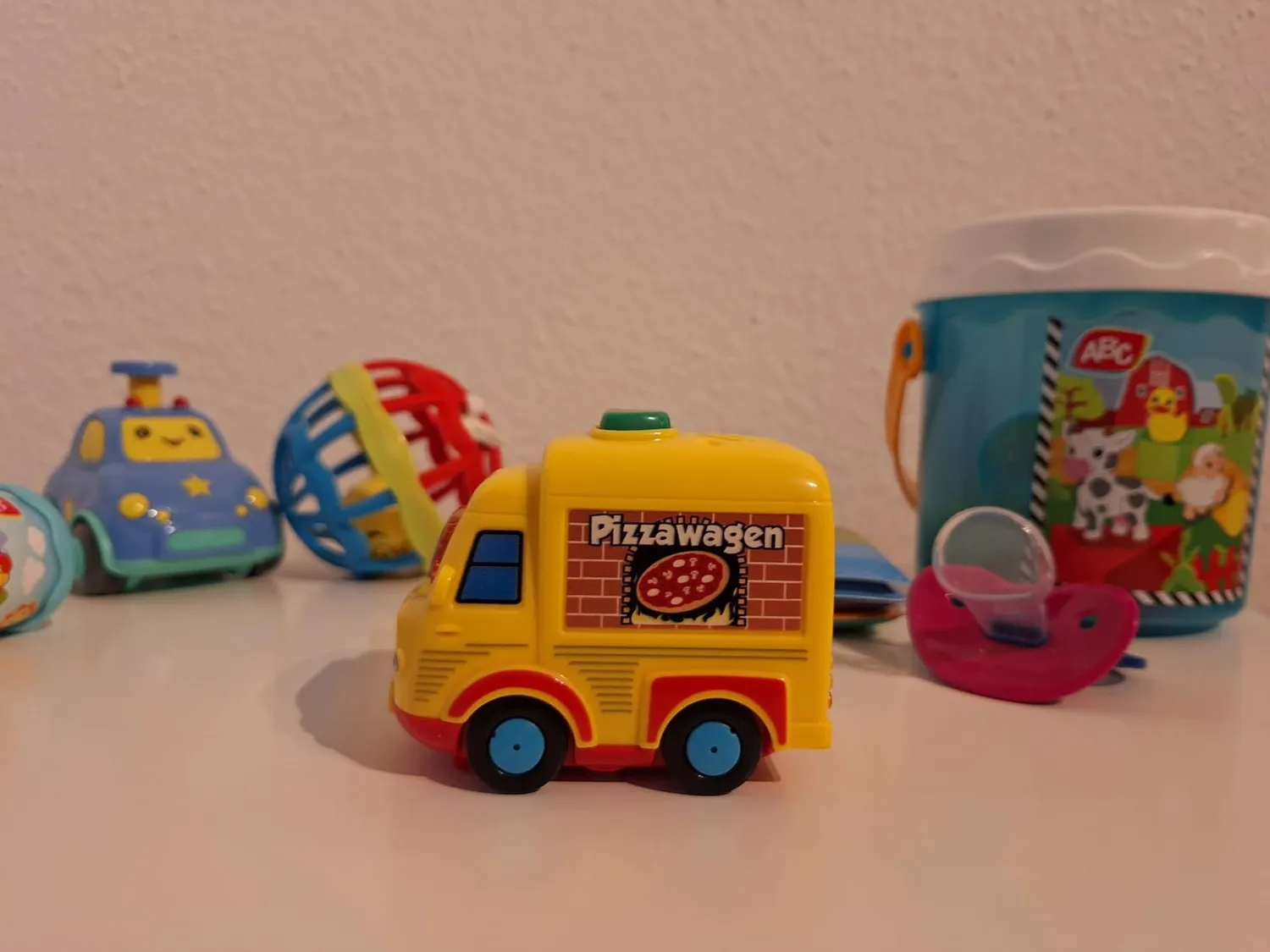 VTech Tut Tut Baby Flitzer Pizzawagen Spielzeugauto ab 1 Jahr