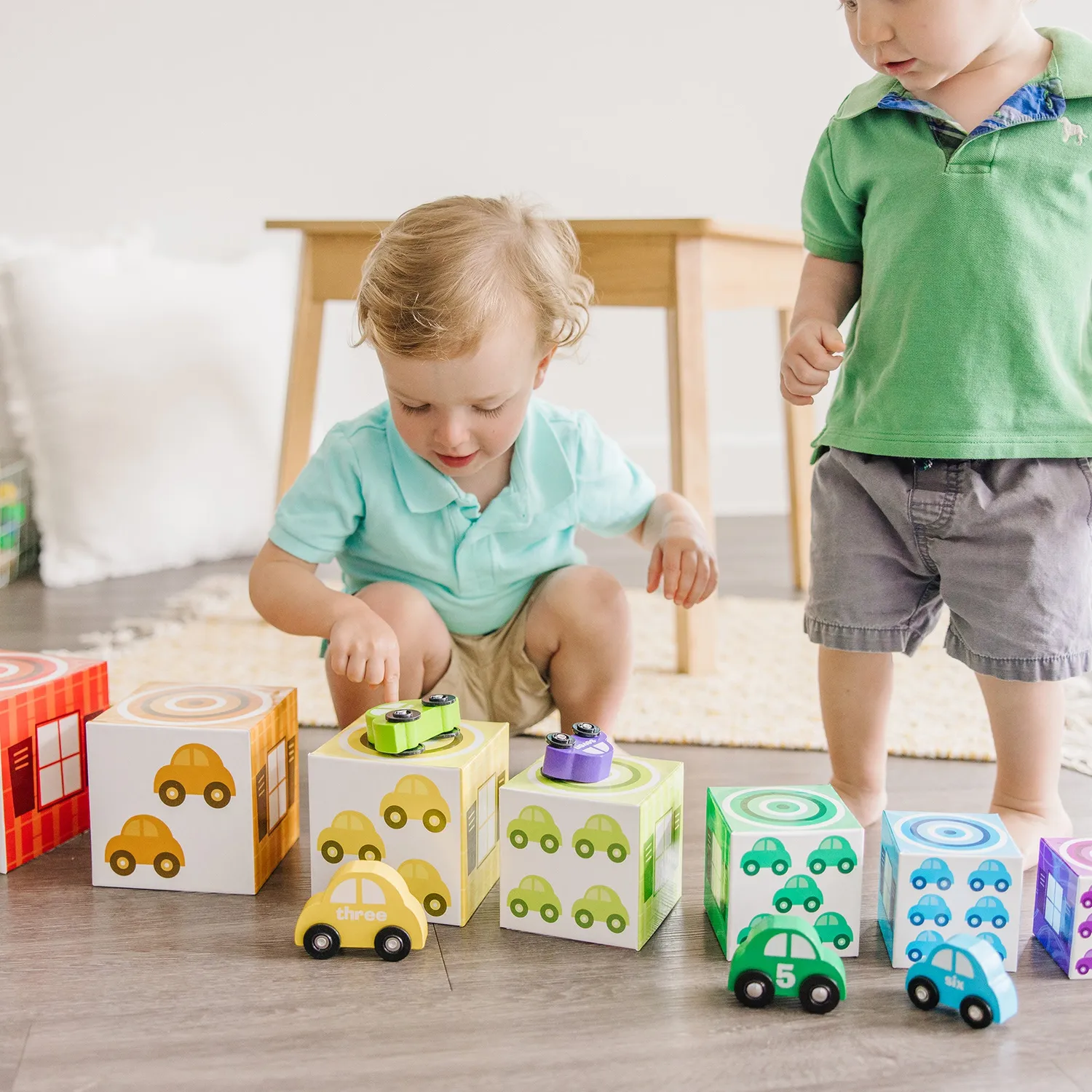 Melissa & Doug Garagen & Autos Holzspielzeug 14-teilig