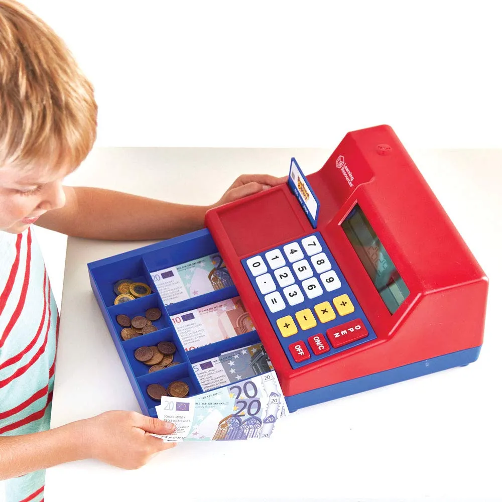 Learning Resources Kaufladenkasse Spielkasse Rot Euro