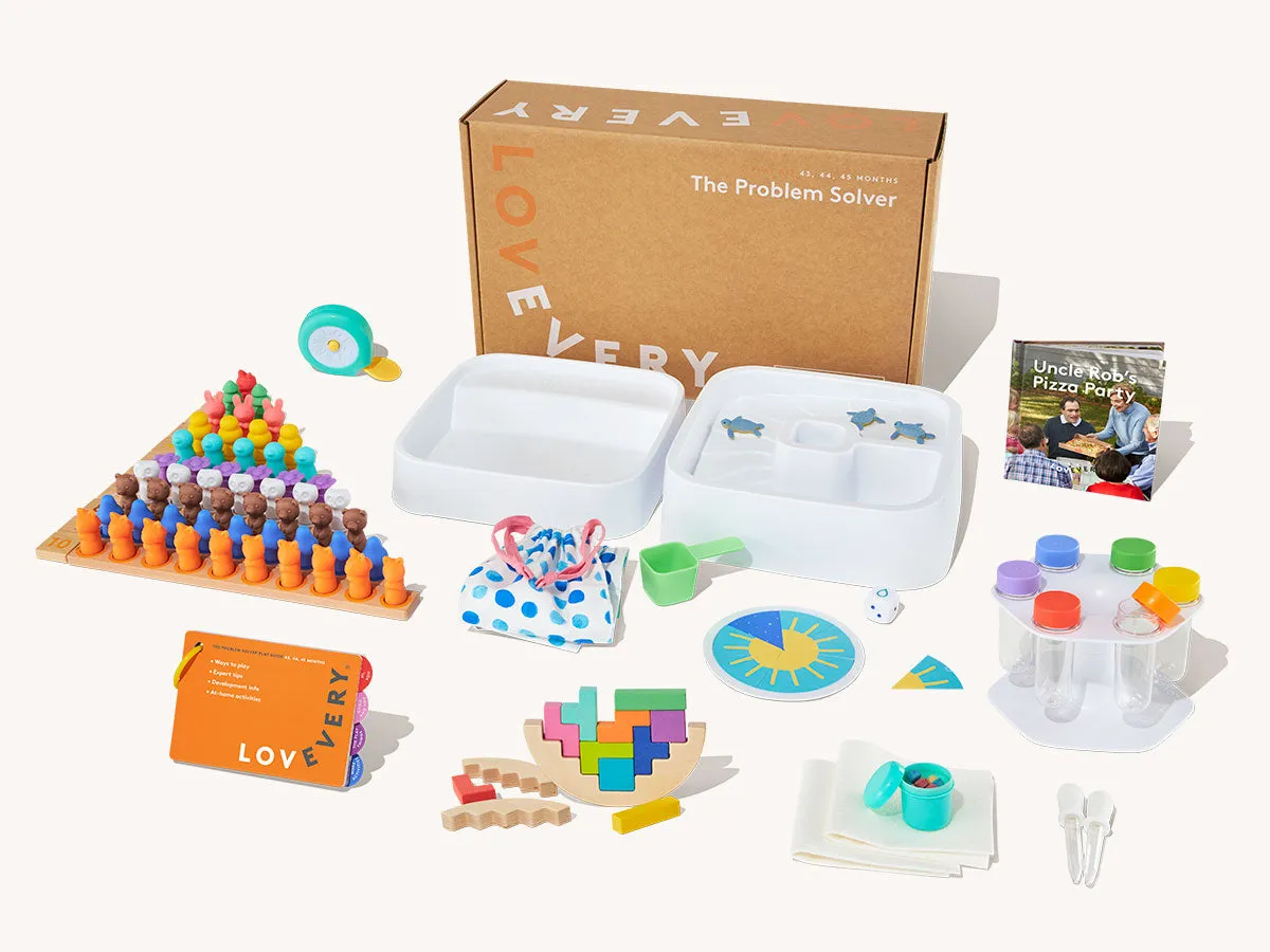 Lovevery Play Kits Problemlöser-Set Lernspiel Deutsch ab 3 Jahren