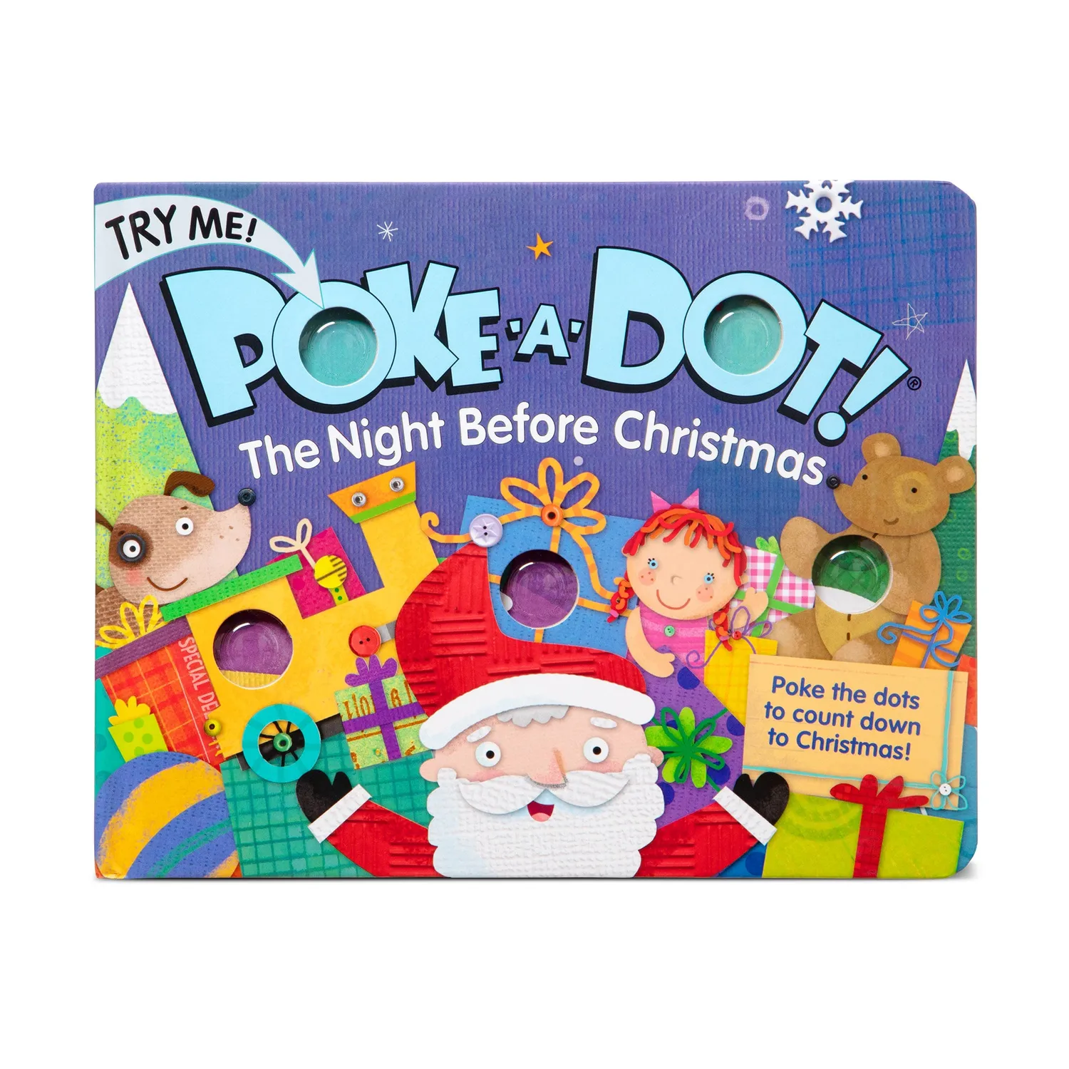 Melissa & Doug Poke-a-Dot Night Before Christmas Bilderbuch