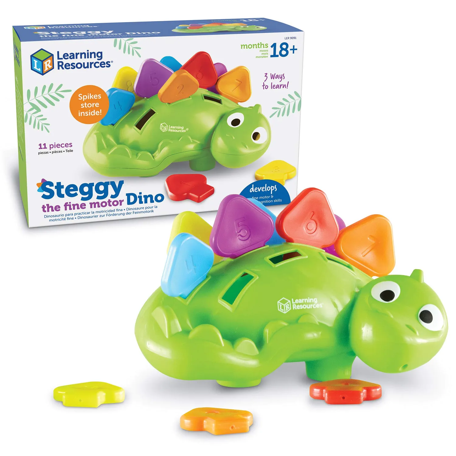 Learning Resources Carlos Kaktus Steckspiel 16-teilig ab 18 Monate