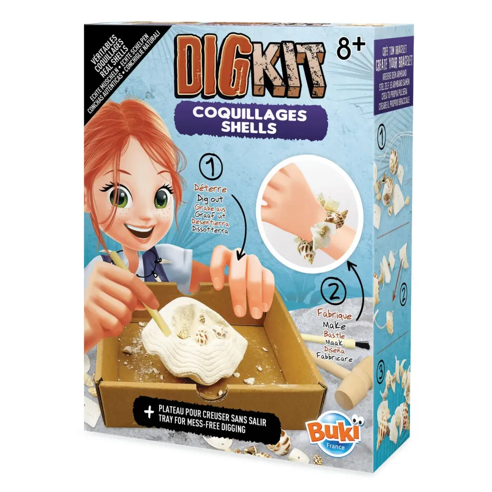 Buki France 441 Muscheln Ausgrabungsset Armbänder