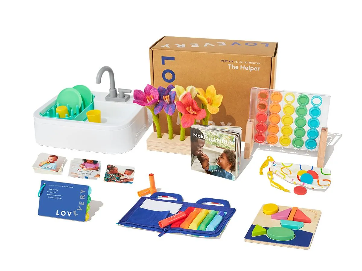 Lovevery Das Helfer-Set Spielset Deutsch für 2-Jährige