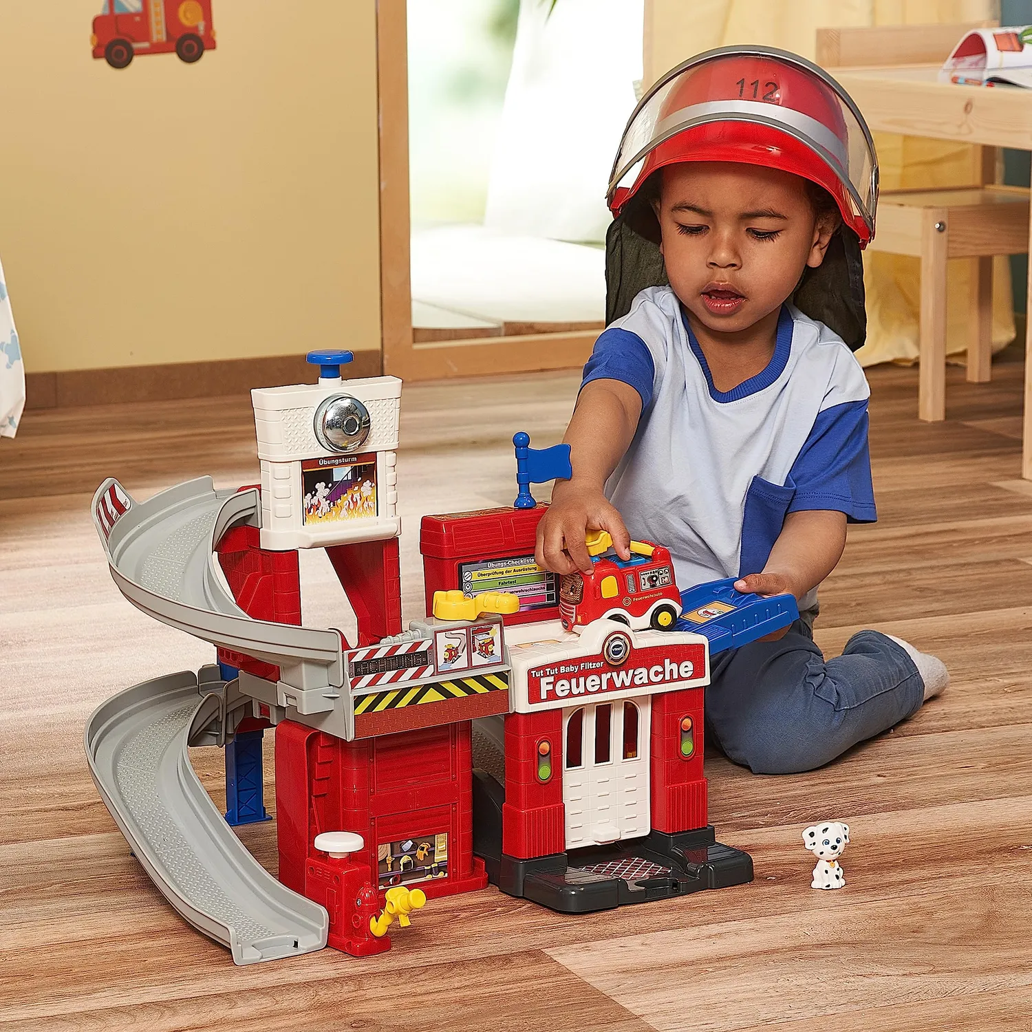VTech Tut Tut Baby Flitzer Feuerwache Spielset mit Auto
