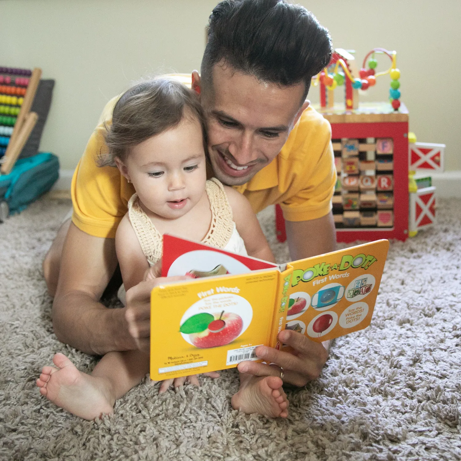Melissa & Doug Poke-a-Dot First Words Pappbuch ab 1 Jahr