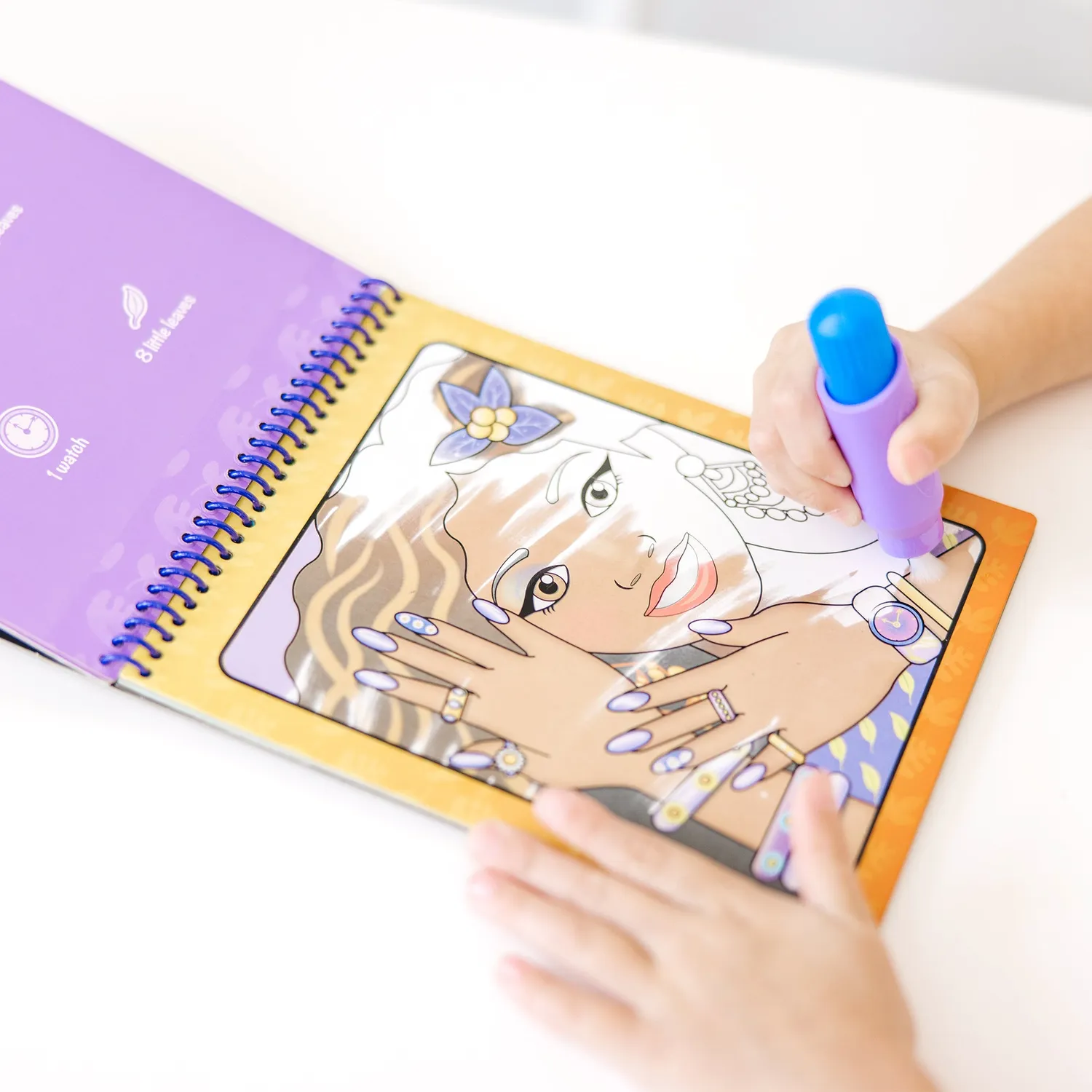 Melissa & Doug Water Wow! Makeup & Manicures Wassermalbuch wiederverwendbar