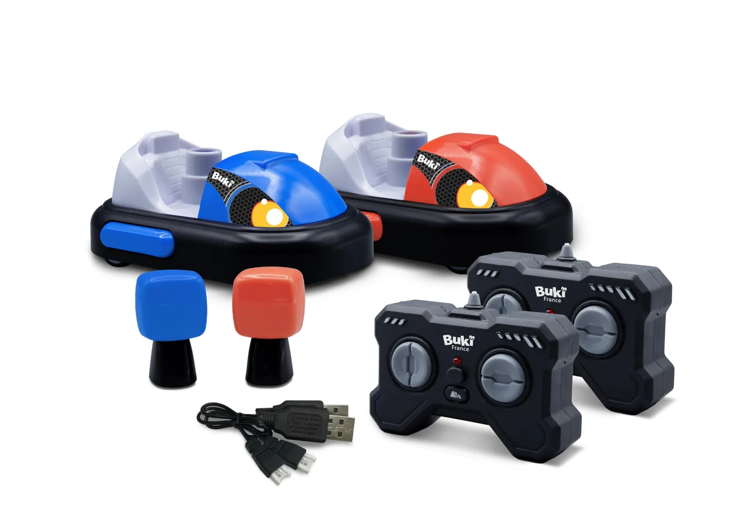 Buki 37296 RC Karts Set Autos ferngesteuert 2 Stück 25 m