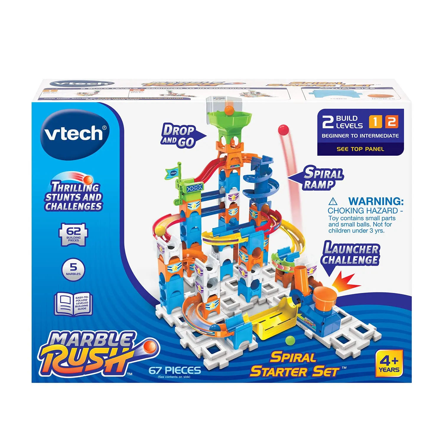 VTech Marble Rush Spiral Starter Set Kugelbahn mit Kugeln