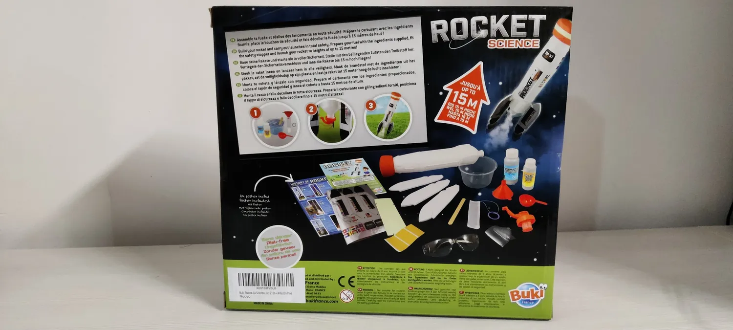 Buki France 2166 Space Rocket Rakete Experiment 15 m ab 8 Jahre