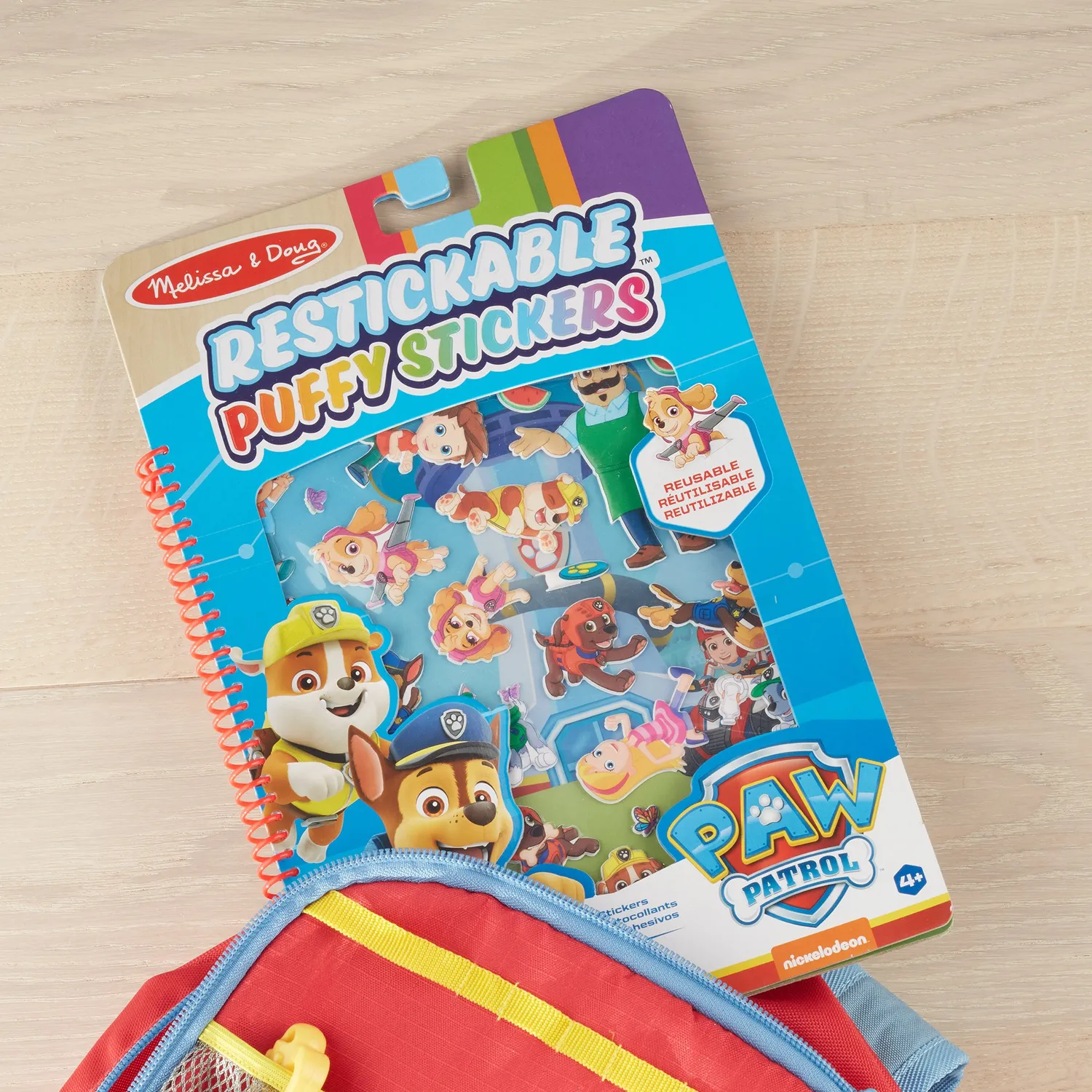 Melissa & Doug PAW Patrol Puffy Stickerbuch Adventure Bay