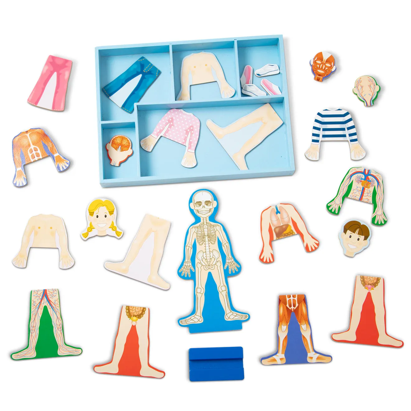 Melissa & Doug Human Body Magnetpuzzle Körper Organe