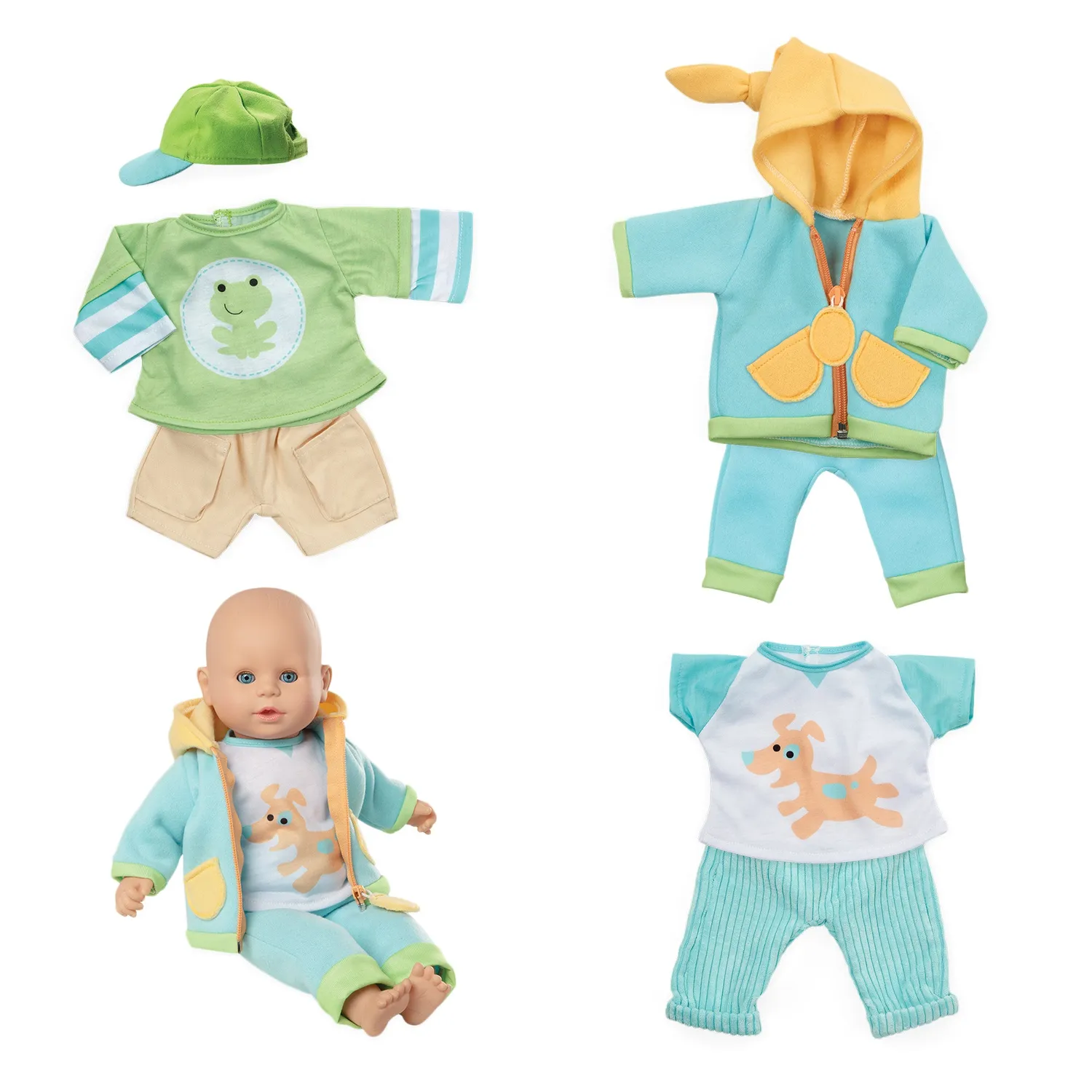 Melissa and Doug Mine to Love Mix & Match Puppenkleidung 6-teilig