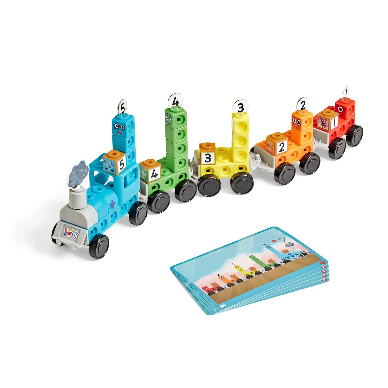 Learning Resources Numberblocks Expresszug Würfelset 21 Teile zählen