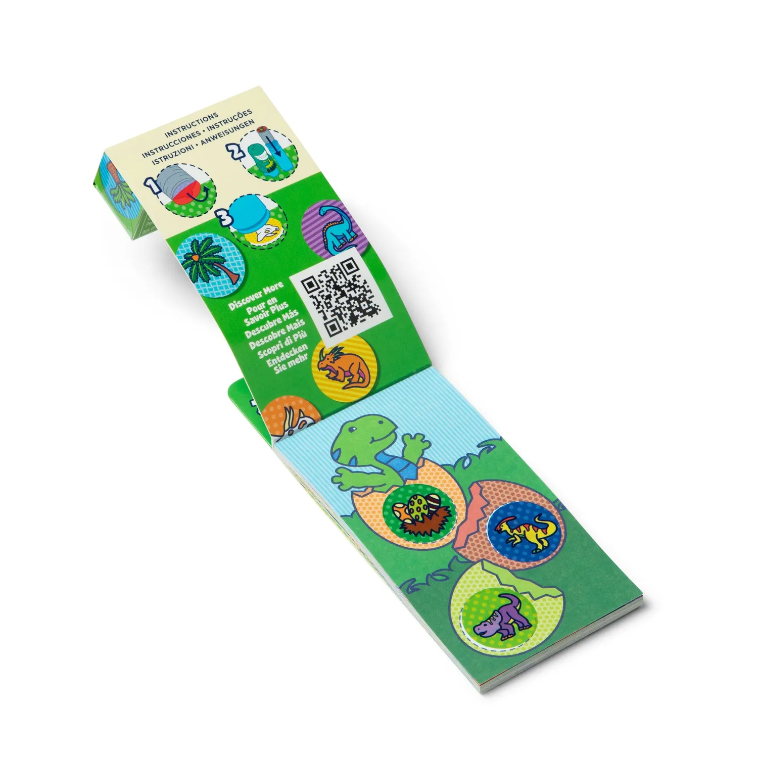 Melissa & Doug Sticker WOW Dinosaur Stickerheft Nachfüllung 200 Sticker