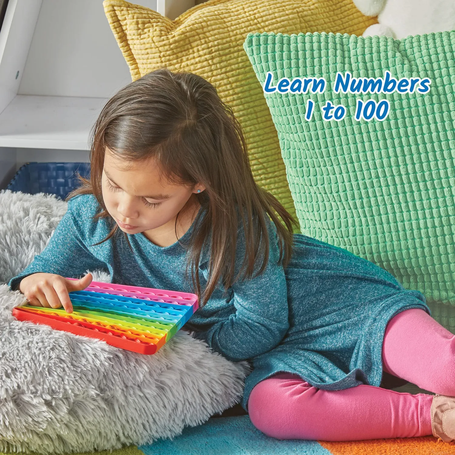 Learning Resources Poppit Hunderter Zahlenbrett Sensorikspielzeug 1-100