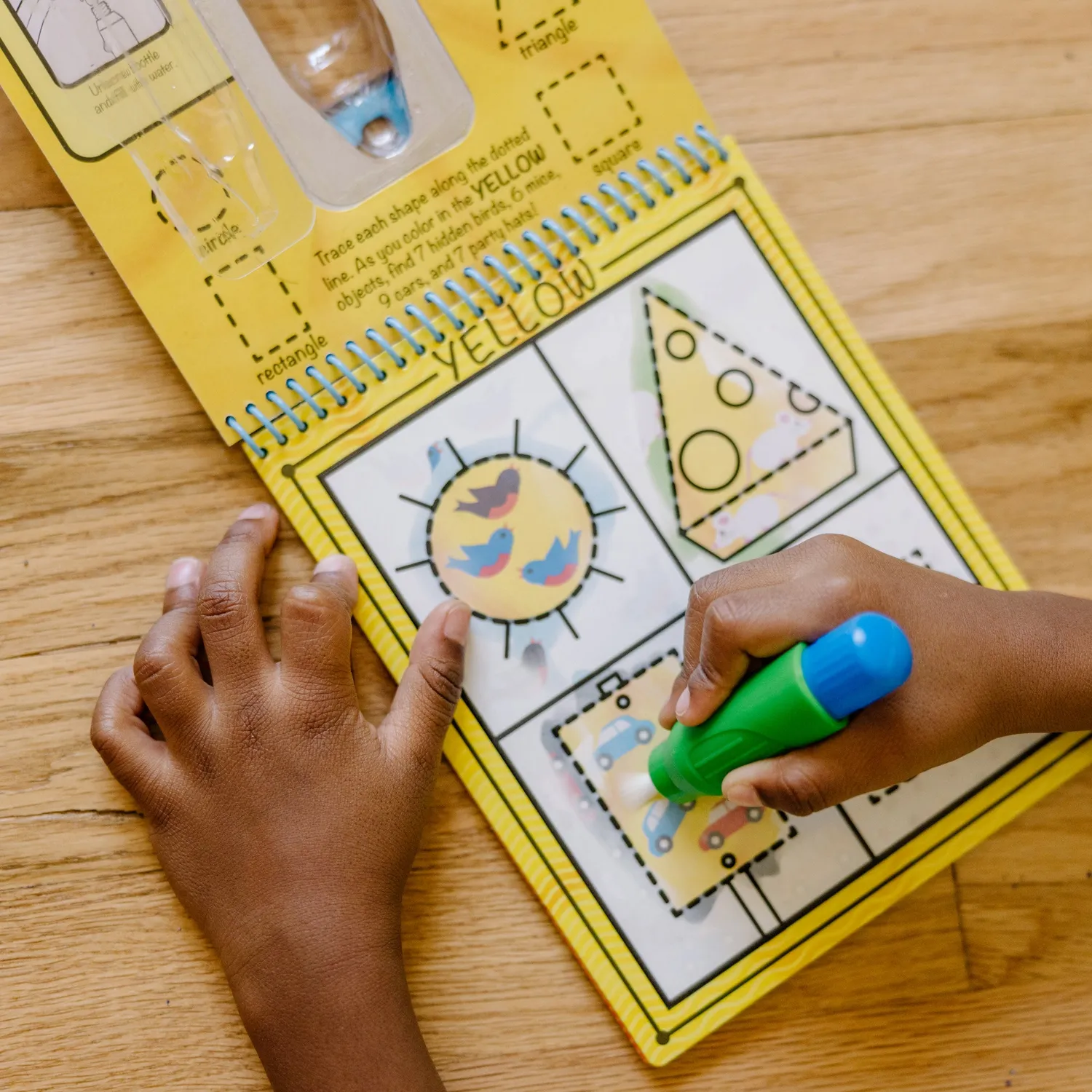 Melissa & Doug Water Wow! Malbuch Farben Formen Wasserstift