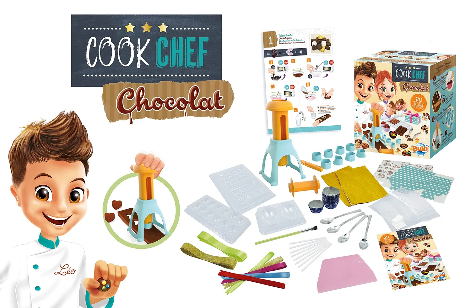 Buki France Cook Chef Schokolade Experimentierkasten 20 Rezepte