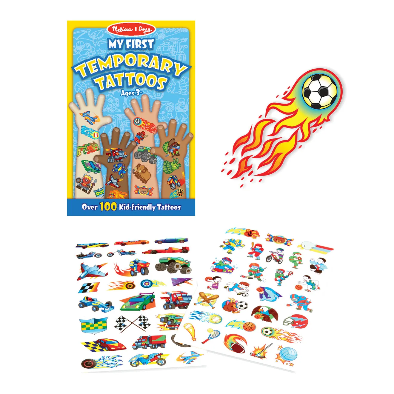 Melissa & Doug My First Tattoos Kinder Tattoos Abenteuer 100+