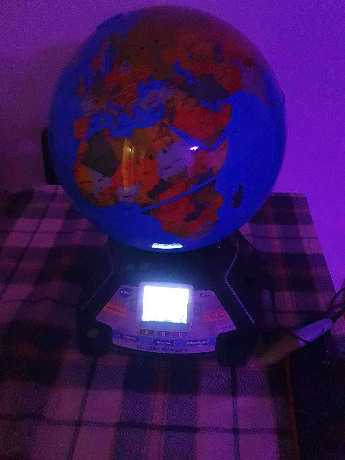 VTech Interaktiver Videoglobus 80-605464 Lernglobus mit Stift