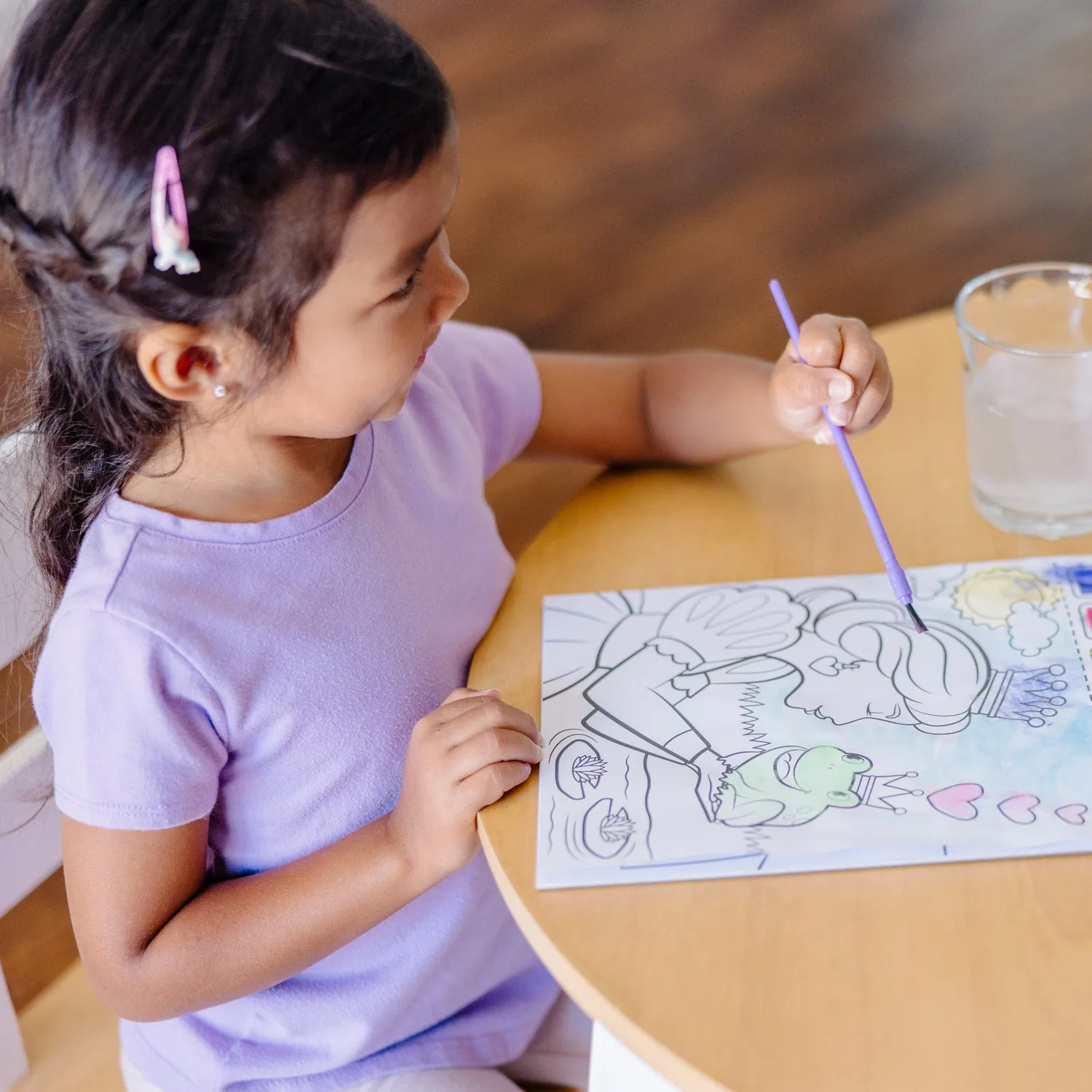 Melissa & Doug Paint With Water Malbuch Prinzessin inkl Pinsel