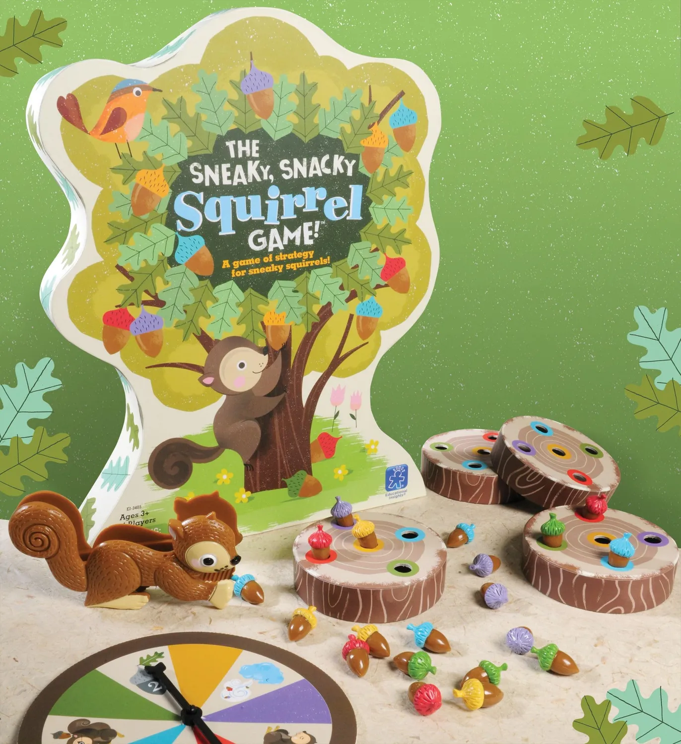 Learning Resources Sneaky Snacky Squirrel Spiel Original Farben