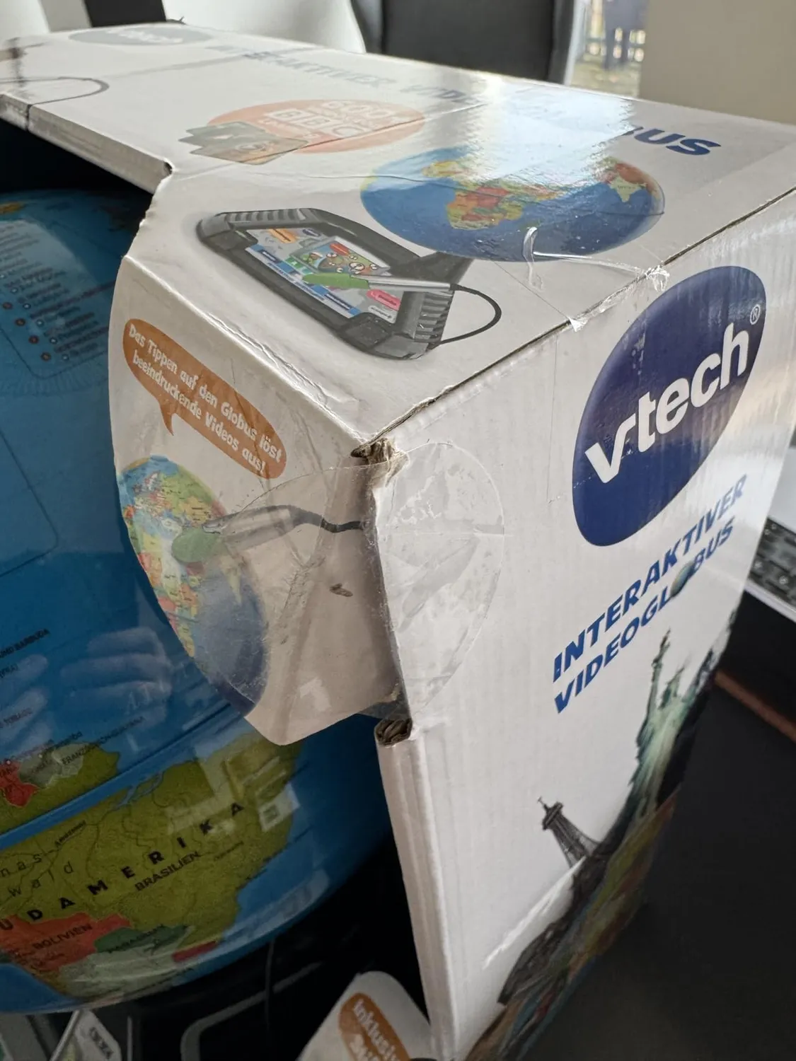 VTech 80-605404 Interaktiver Videoglobus Lernglobus ab 7 J.