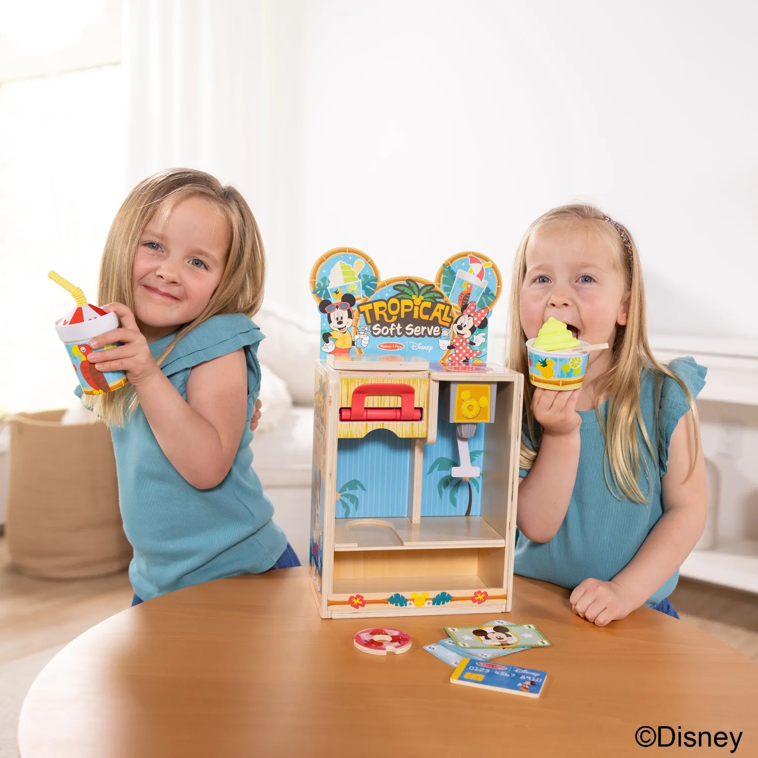 Melissa & Doug Disney Tropical Soft Serve Eis-Set Holz 23-tlg